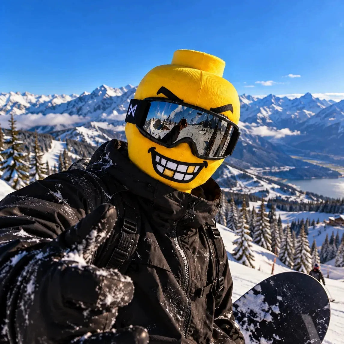 Block Head Knit Ski Mask